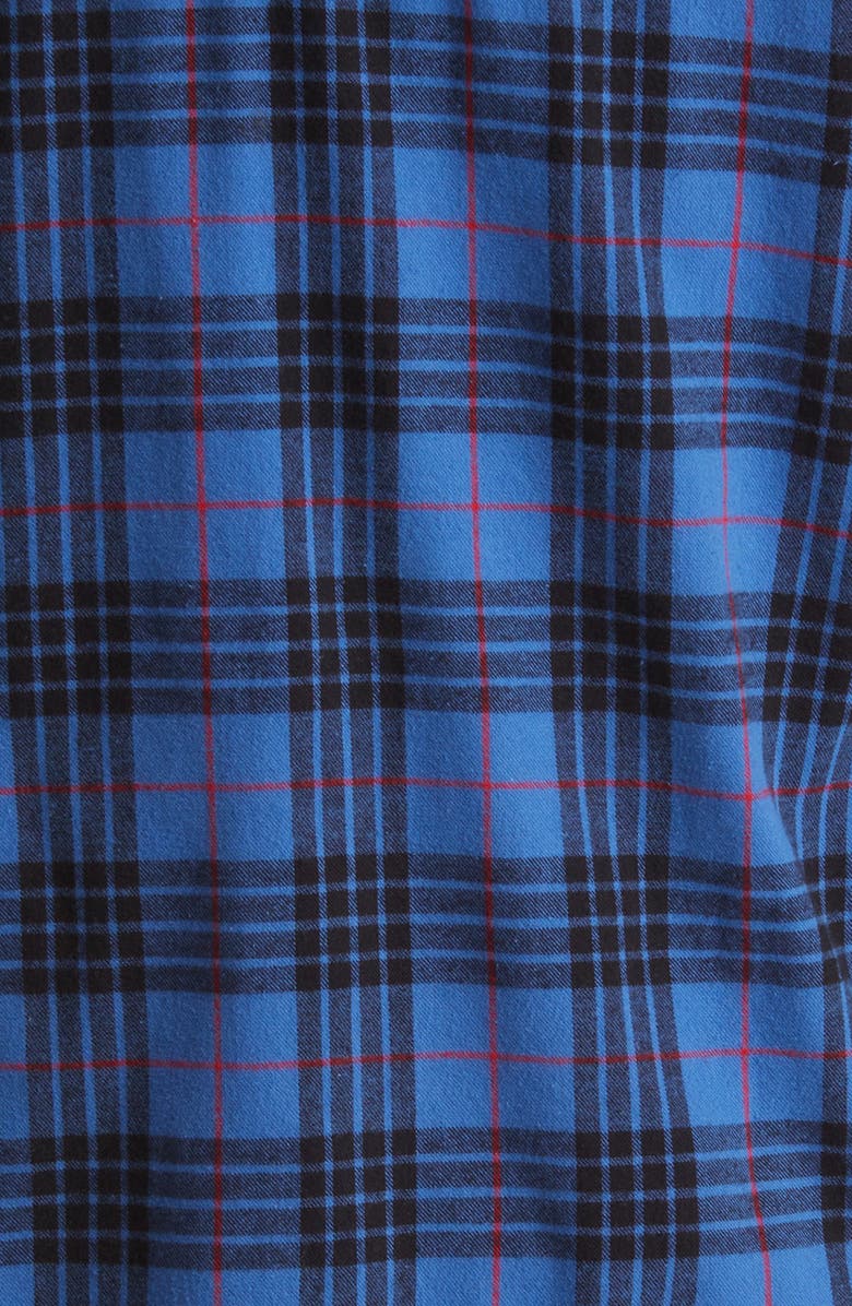 L.L.Bean Scotch Plaid Flannel Hooded Shirt, Alternate, color, 