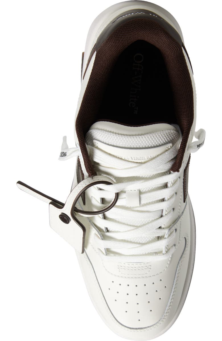 Off-White Out of Office Low Top Sneaker, Alternate, color, White - Chocolate