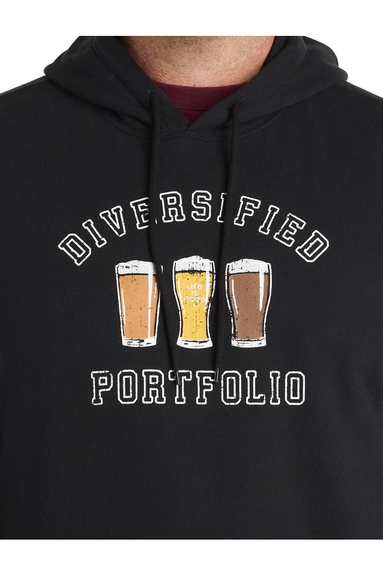 Big & Tall Diversified Hoodie, Alternate, color, BLACK