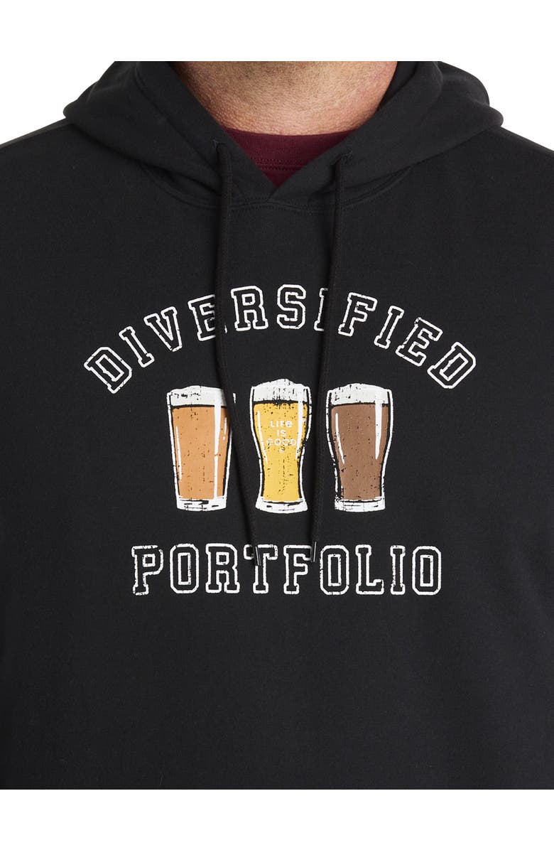 LIFE IS GOOD Big & Tall Diversified Hoodie, Alternate, color, Black