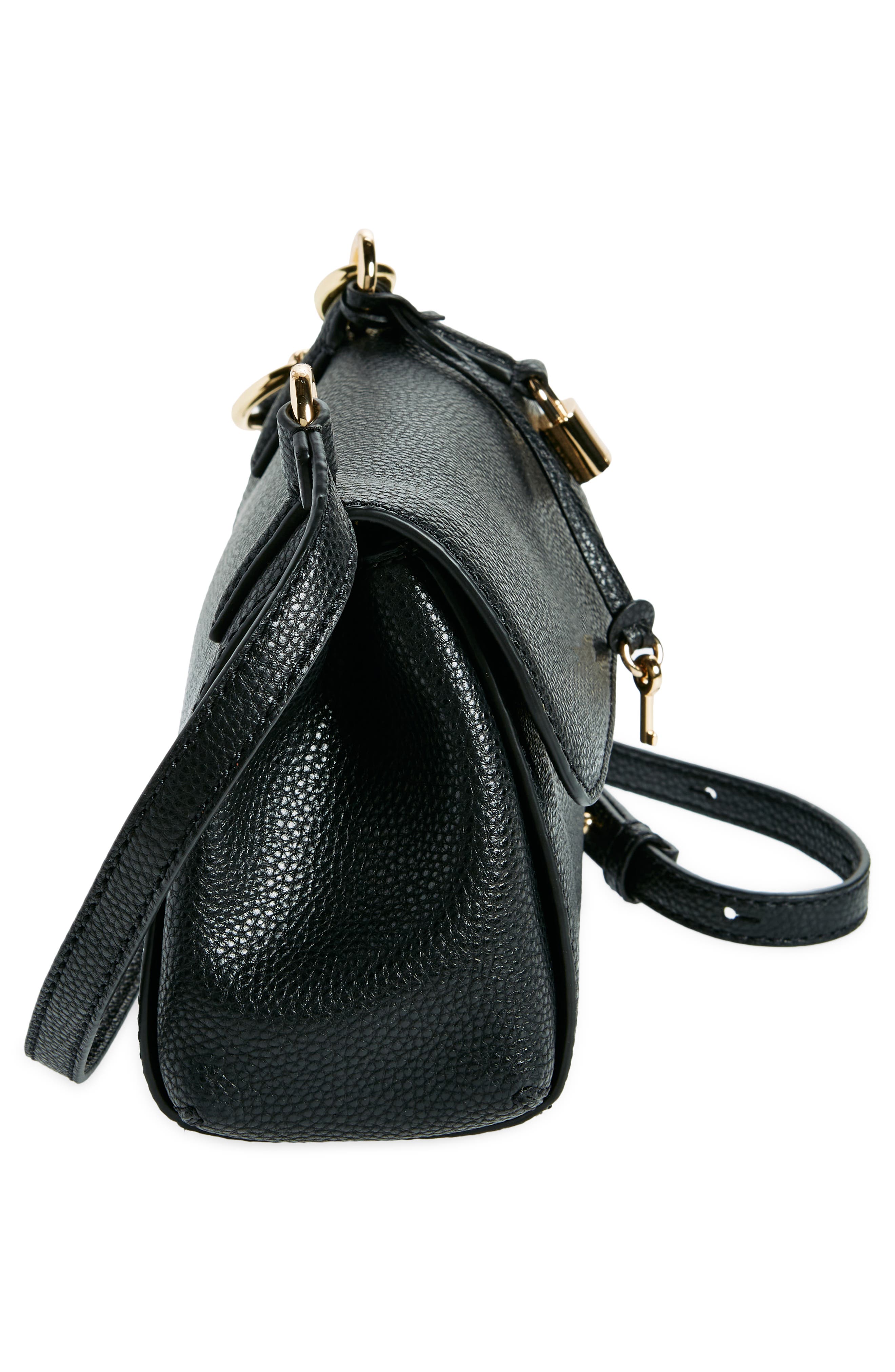 Marc Jacobs Mini Boho Grind Leather Shoulder Bag, Alternate, color, 