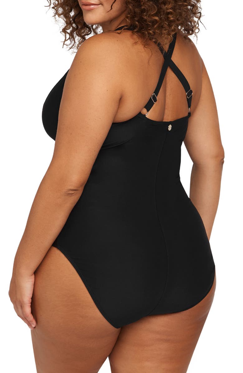 Artesands Raphael E- & F-Cup Underwire One-Piece Swimsuit, Alternate, color,