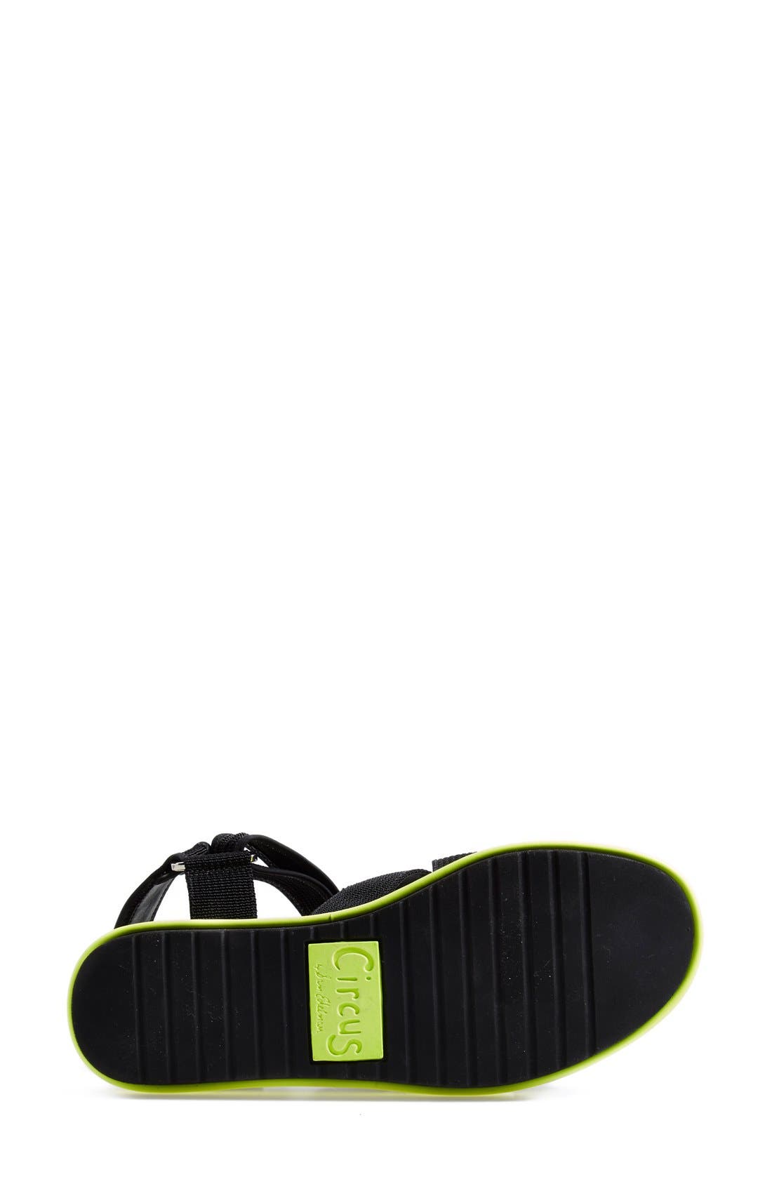 Circus by Sam Edelman 'Rockaway' Platform Sandal, Alternate, color, BLACK NYLON