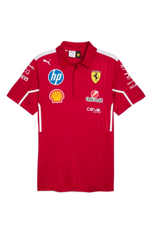 Puma Scuderia Ferrari Team Pro Polo In Red