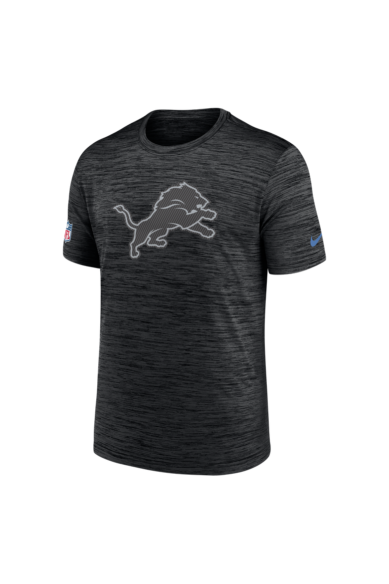 Men's Nike  Black Detroit Lions 2026 Rivalries Collection Sideline Velocity T-Shirt, Alternate, color, Black