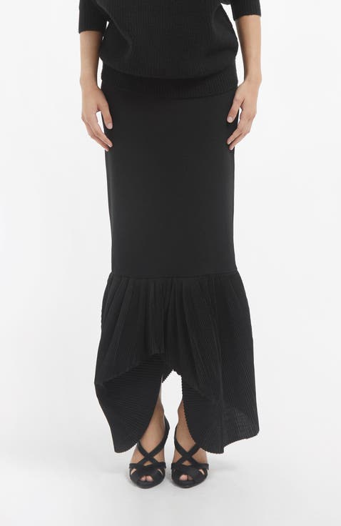 Peplum Skirt in Jersey