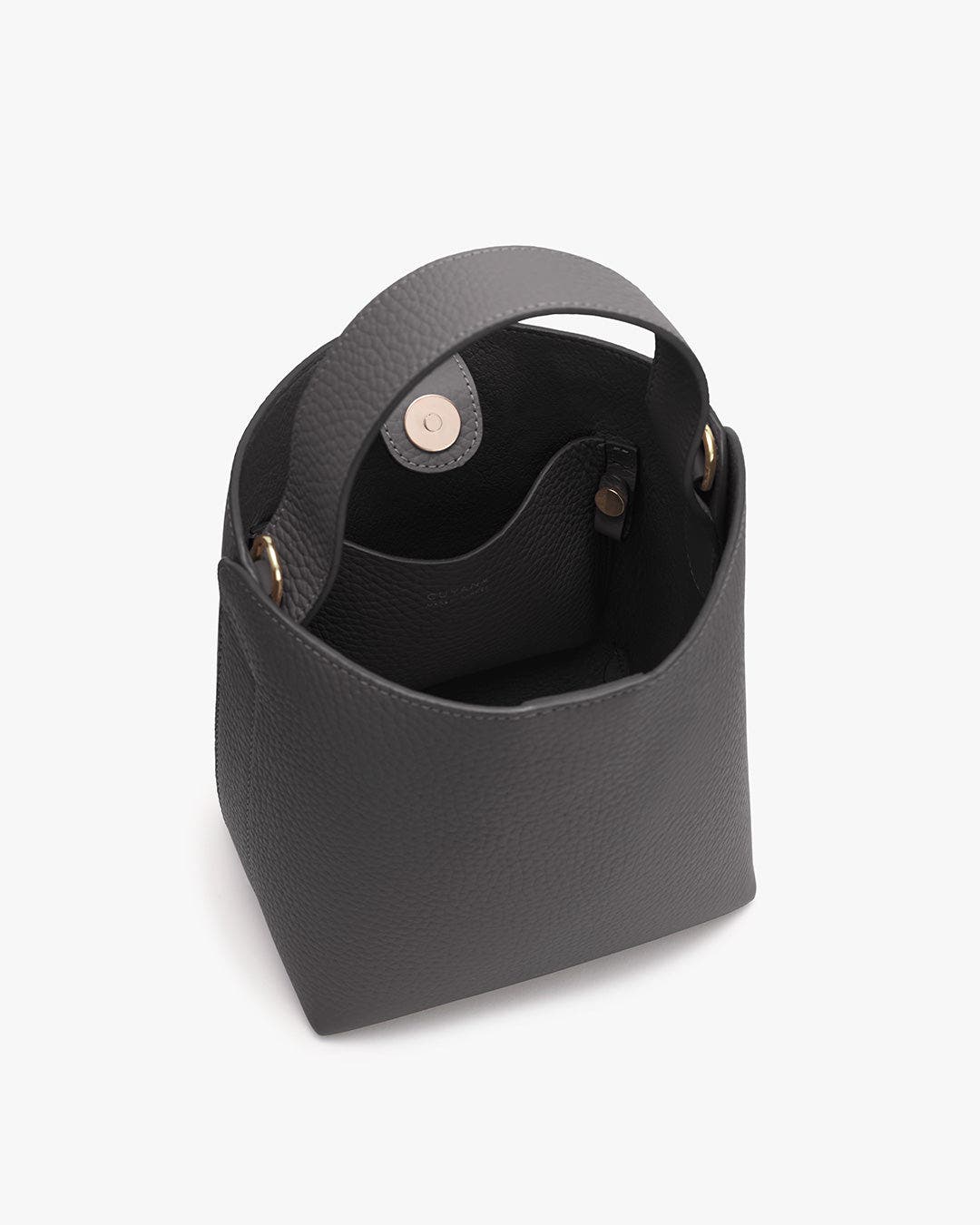 Mini Linea Bucket Bag, Alternate, color, Charcoal
