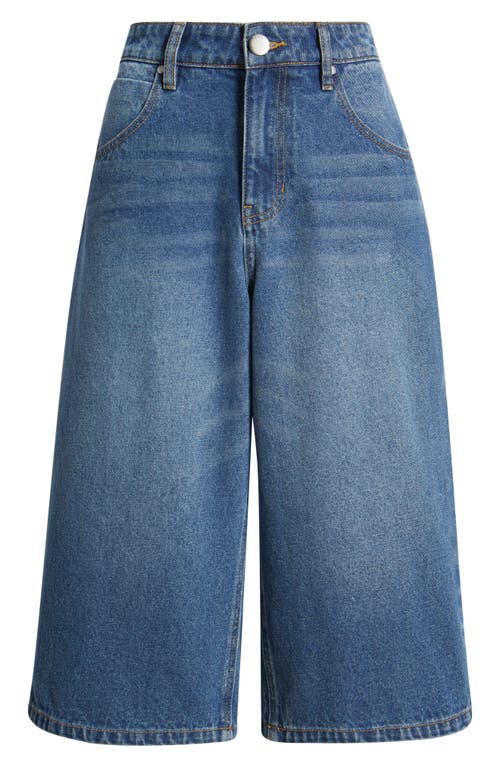 PTCL PTCL WREN HIGH WAIST LONGLINE BERMUDA DENIM SHORTS