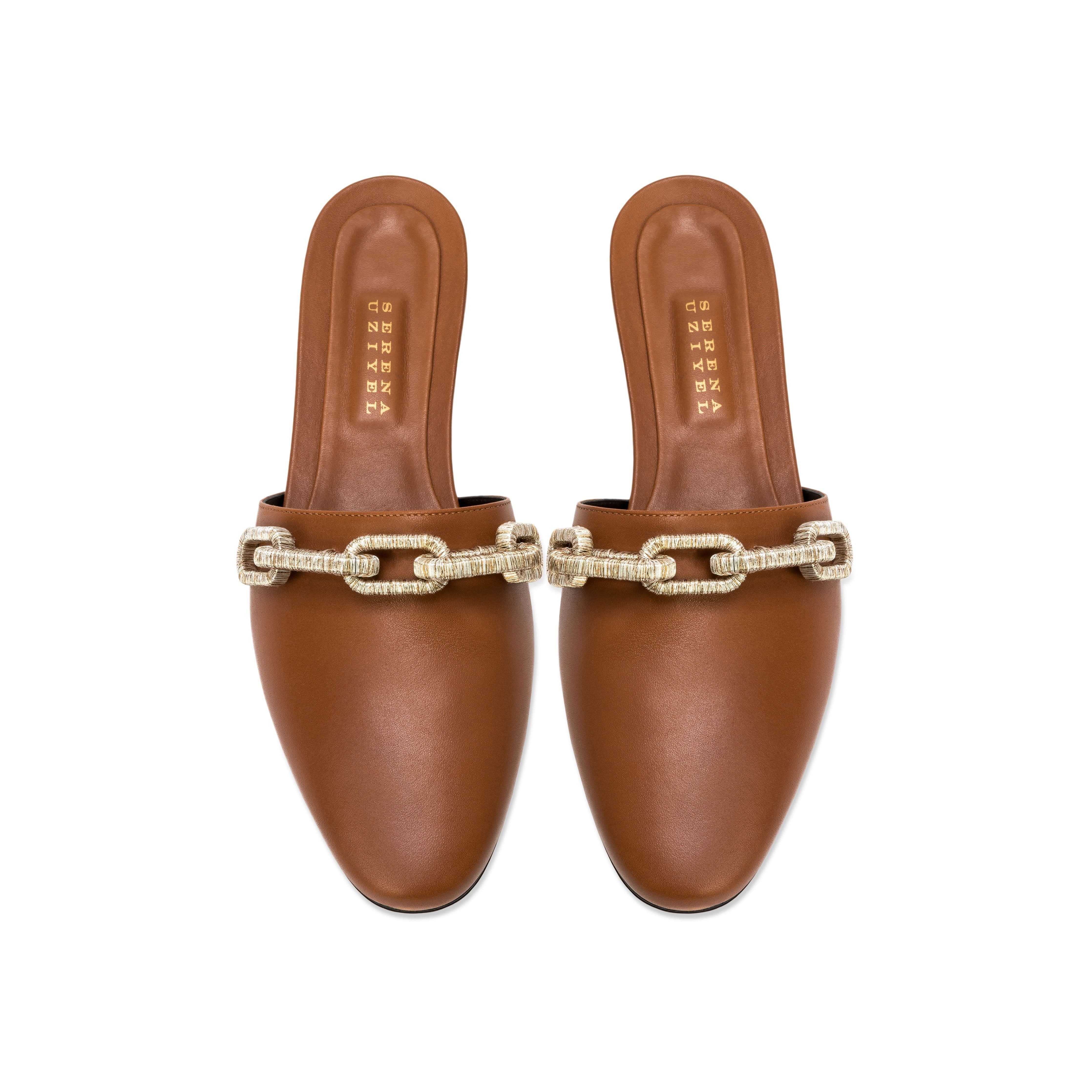 Catena Camello Flat Sliperette, Alternate, color, Camello