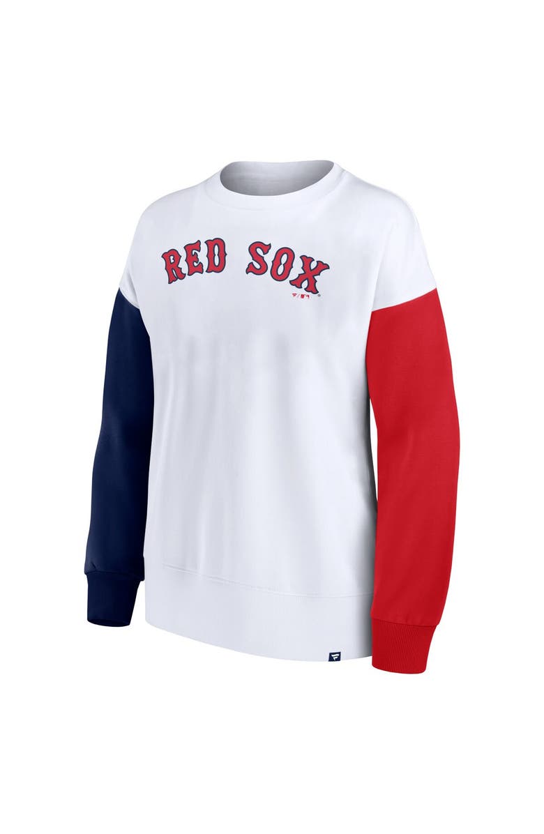 FANATICS Women's Fanatics White Boston Red Sox Series Pullover Sweatshirt, Alternate, color, White