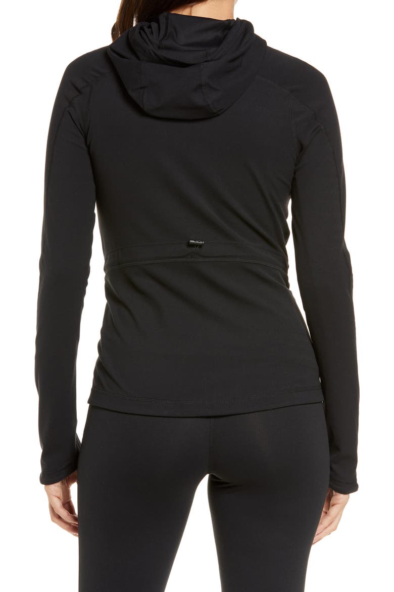 Supersoft Workout Zip Jacket, Alternate, color, BLACK