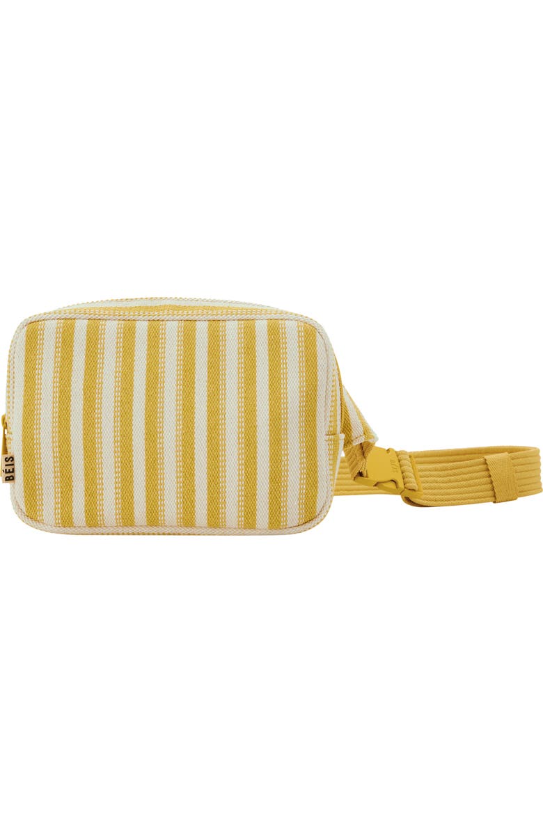 Béis The Striped Belt Bag, Main, color, Honey