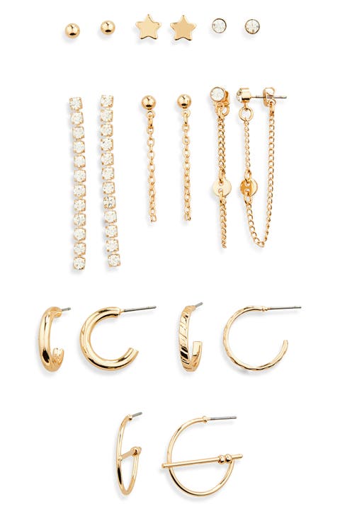 9-Pack Assorted Earrings