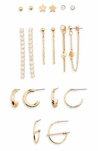 Stephan & Co. 9-Pack Assorted Earrings
