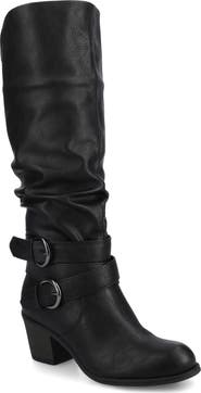 Journee Collection Late Buckle Tall Boot