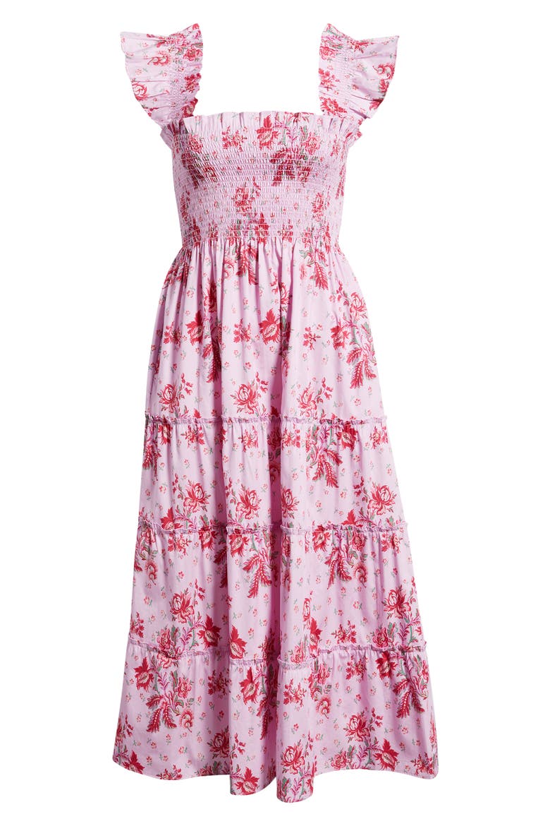The Ellie Nap Midi Dress, Alternate, color, DELFT BOUQUET PINK