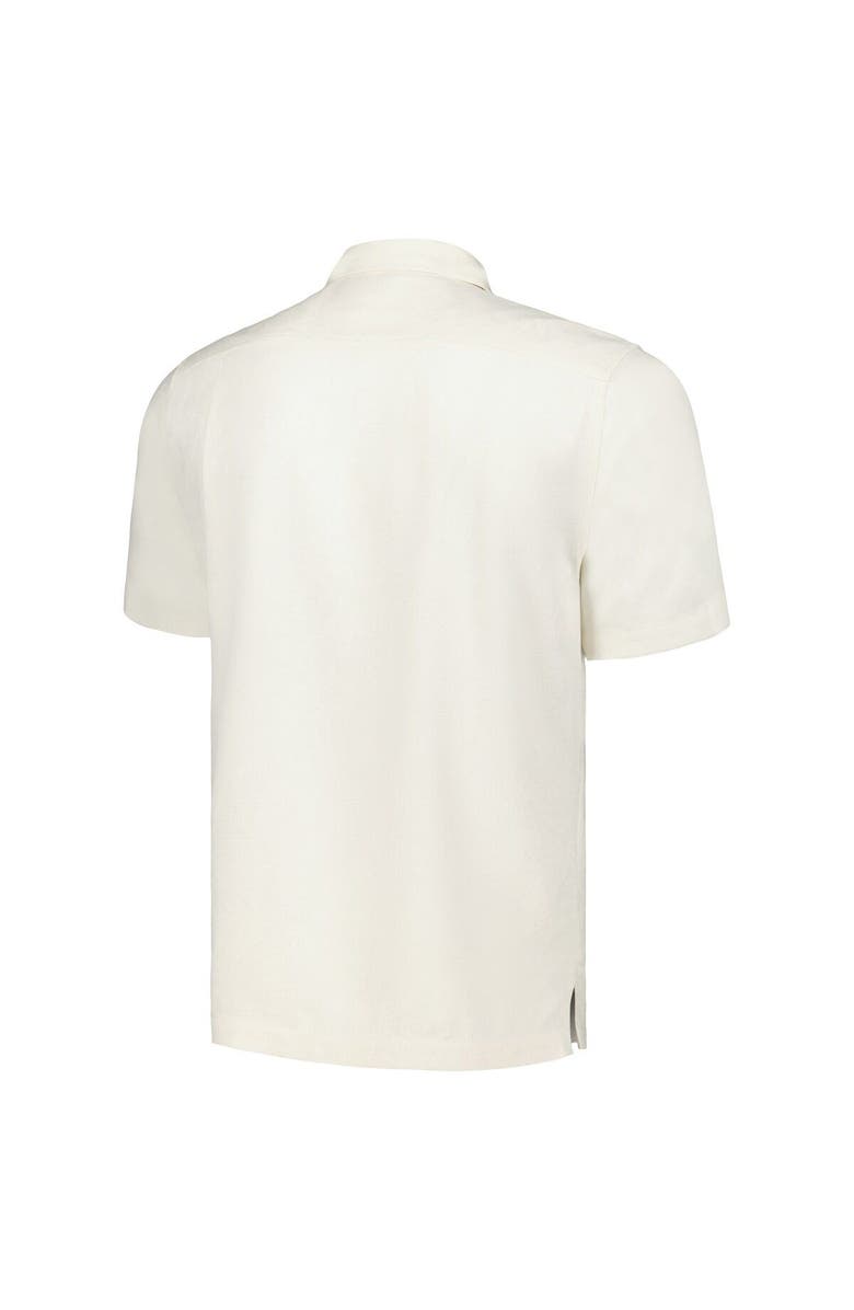 Tommy Bahama Men's Tommy Bahama White St. Louis Cardinals Sport Tropic Isles Camp Button-Up Shirt, Alternate, color, 