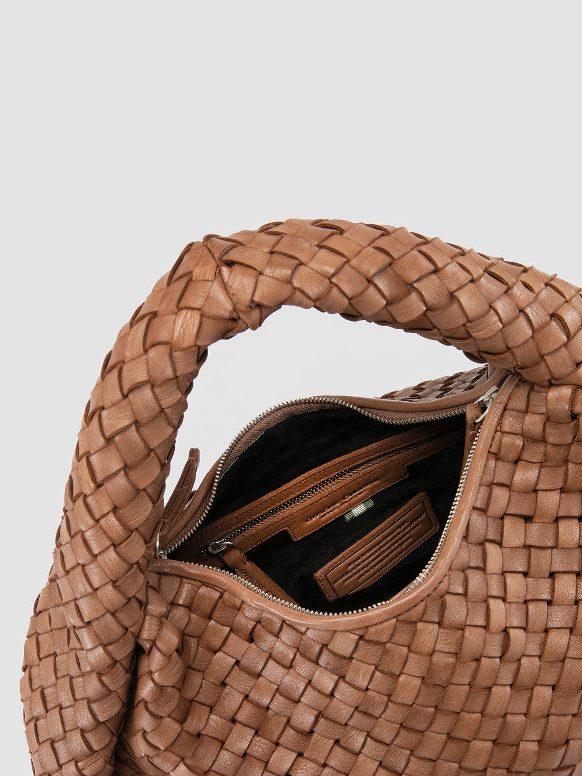 BOLINA 148 Hand-Woven Shoulder Bag, Alternate, color, Brown