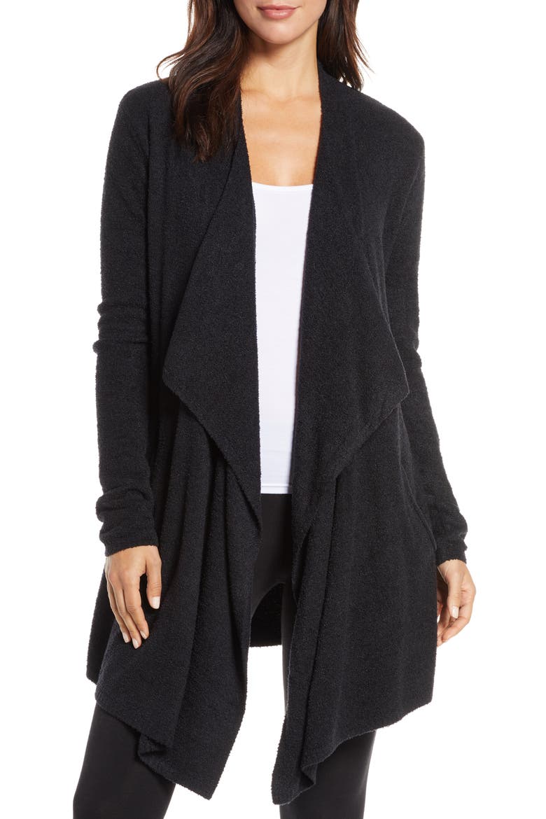 CozyChic™ Lite Island Cardigan, Main, color, BLACK