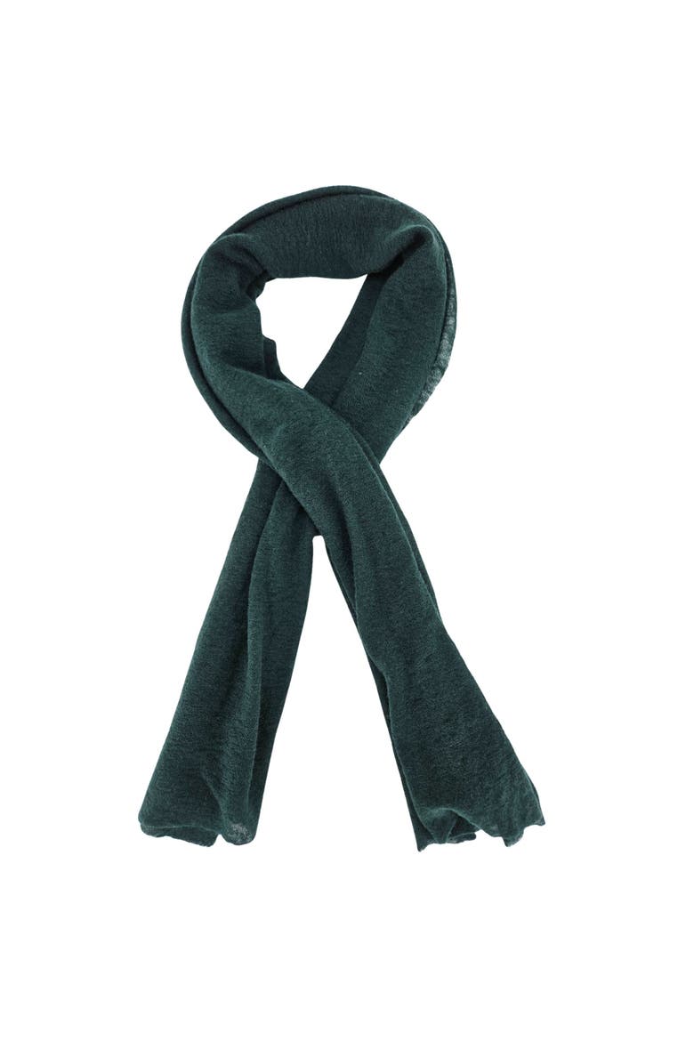 Large Cashmere Plain Stole, Main, color, DK GREEN
