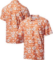 Reyn Spooner Men's Reyn Spooner  Burnt Orange Texas Longhorns Pua Performance Polo