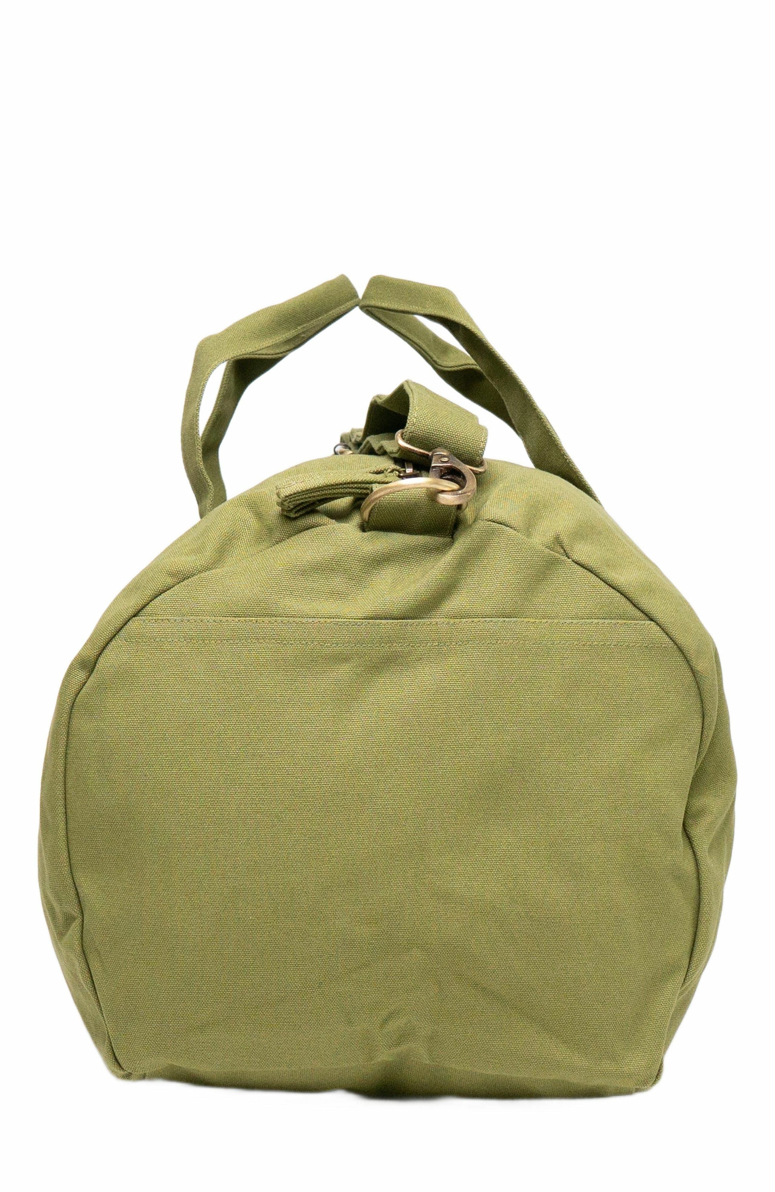 Organic Cotton Duffle Bag, Alternate, color, Olive Green