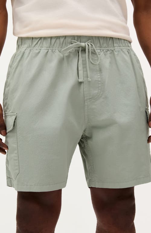 Scalpers Cruz Linen Cargo Shorts In Green