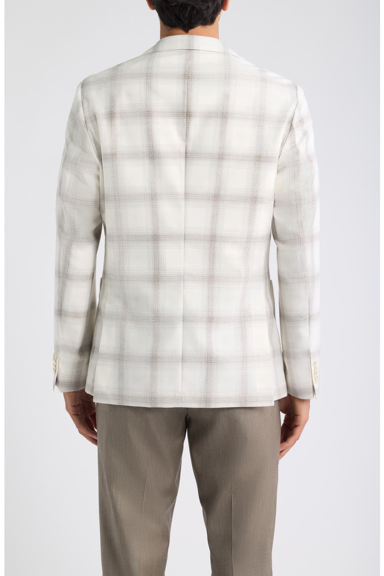 Hanry Plaid Sport Coat, Alternate, color, OPEN WHITE