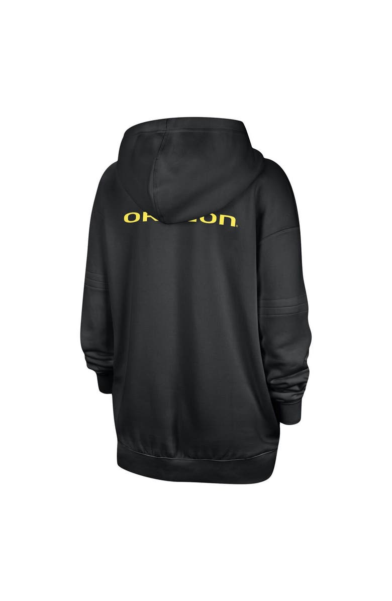Nike Women's Nike Black Oregon Ducks Sideline Two-Hit Club Fleece Pullover Hoodie, Alternate, color,