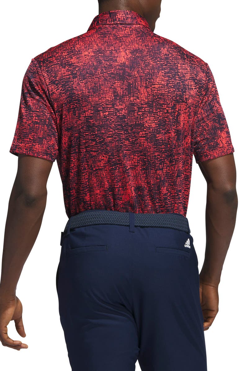 adidas Golf Aerial Jacquard Golf Polo, Alternate, color,