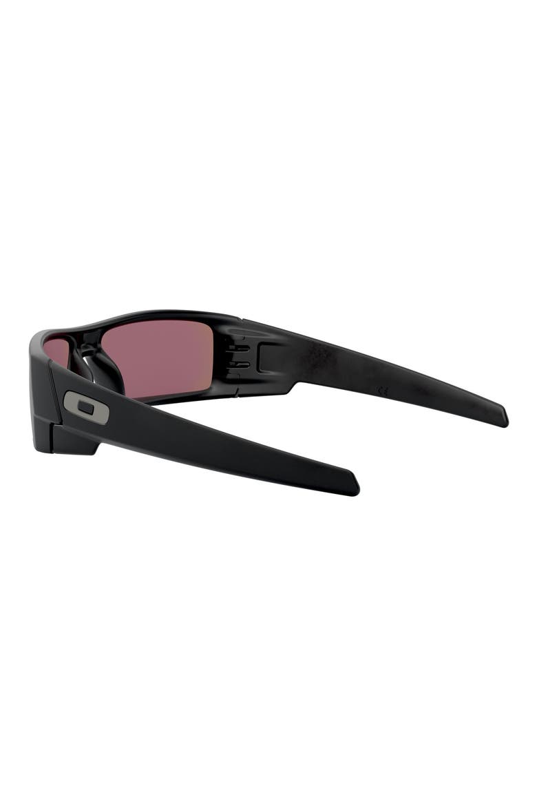 Gascan® 60mm Prizm™ Polarized Rectangle Sunglasses, Alternate, color, MATTE BLACK/ PRIZM SAPPHIRE