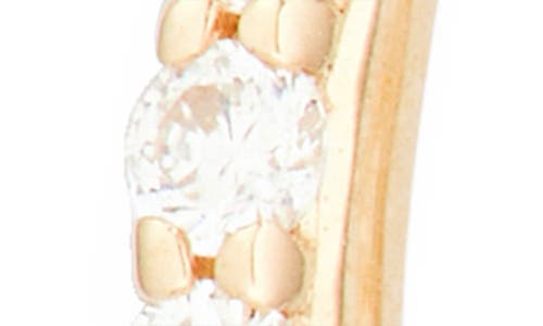 LANA LANA MINI DIAMOND HUGGIE HOOP EARRINGS
