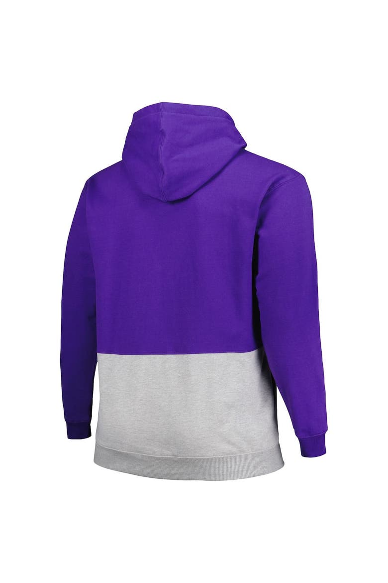 Men's Fanatics Branded Purple Phoenix Suns Big & Tall Anorak Half-Zip Hoodie, Alternate, color, Purple