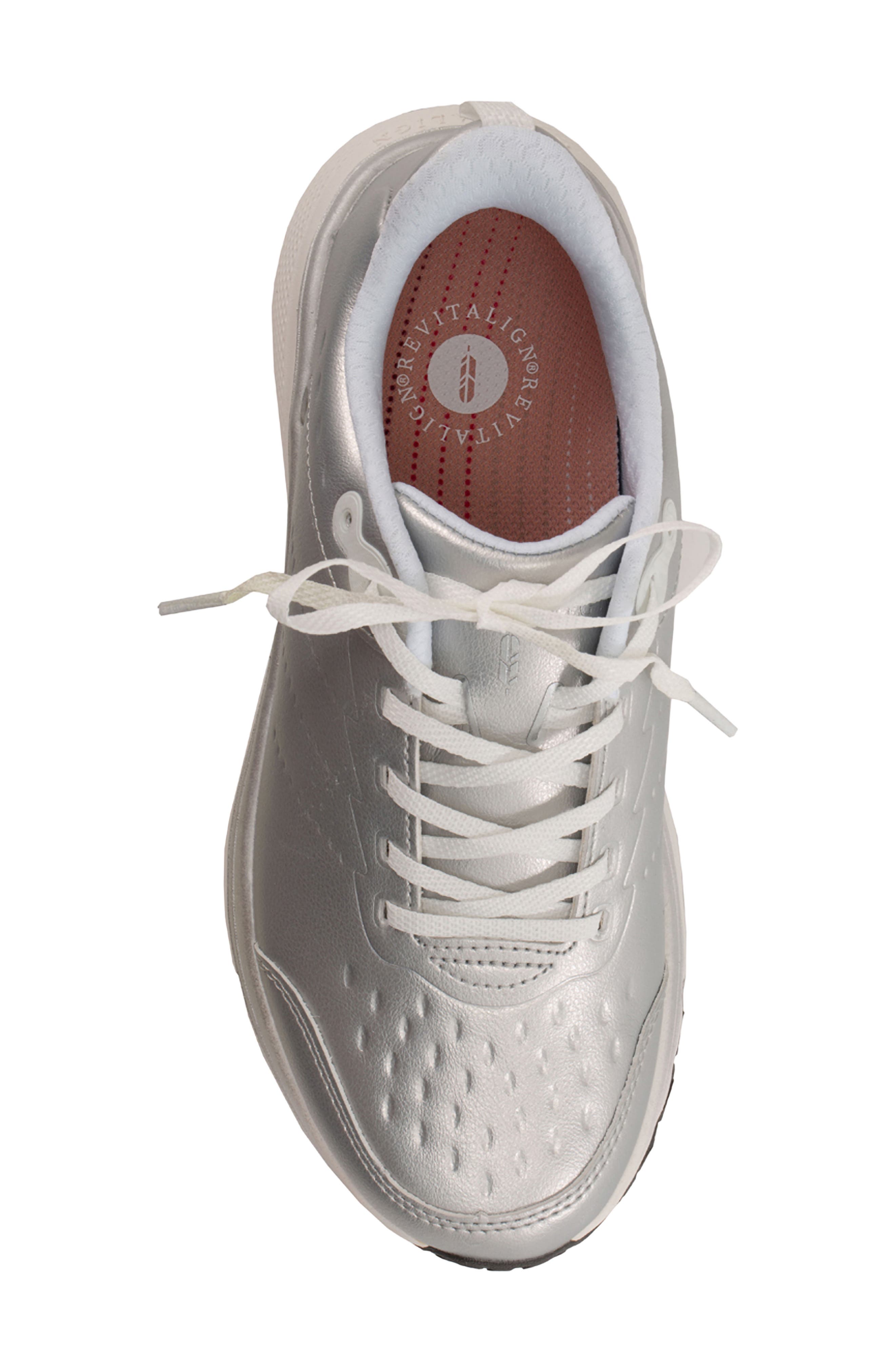 Phoebe Sneaker, Alternate, color, SILVER