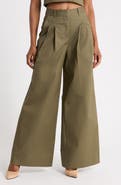 Derek Lam 10 Crosby Juliana Wide Leg Pleated Pants
