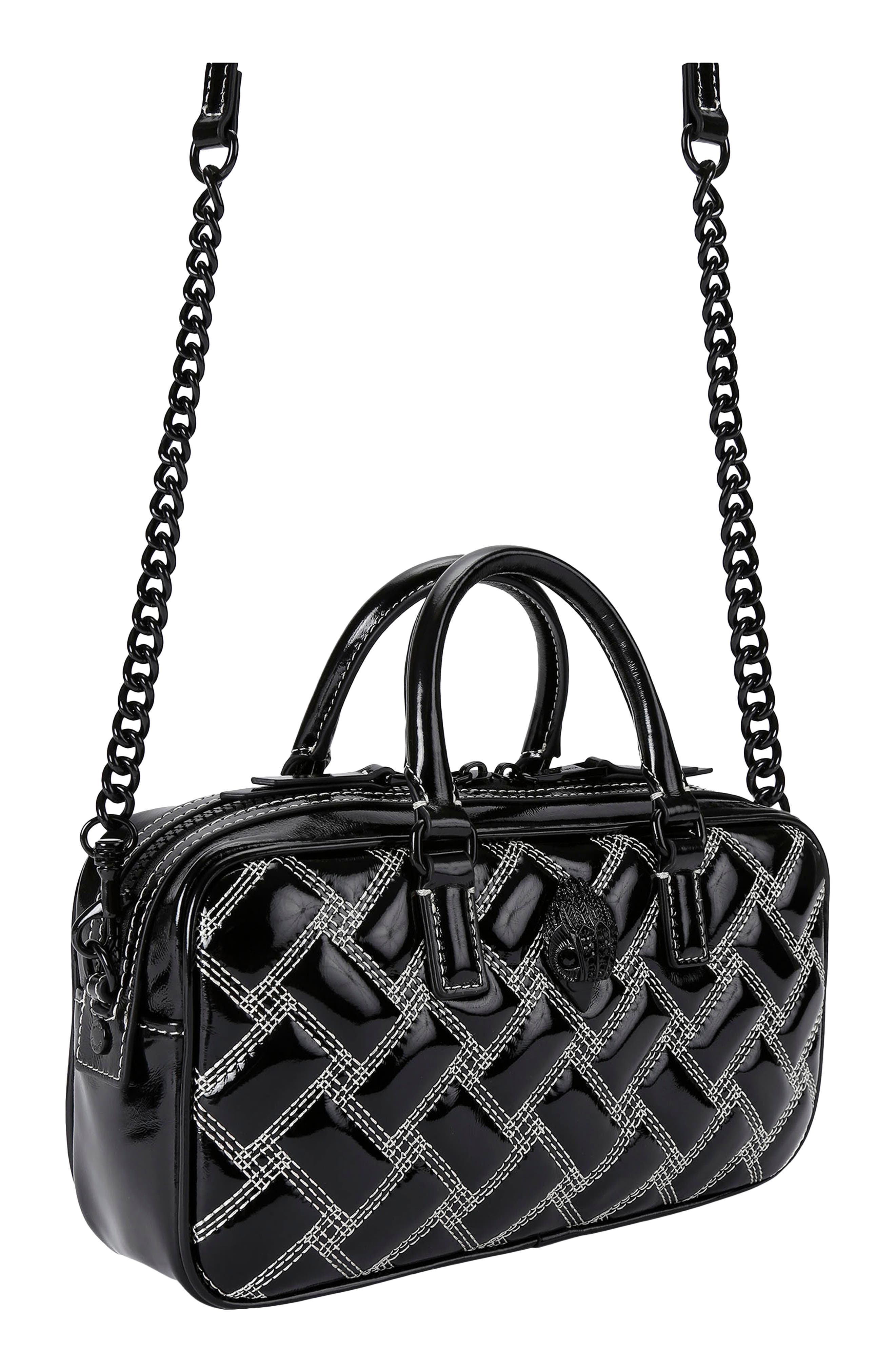 Kurt Geiger London Small Kensington Quilted Leather Duffle Bag, Alternate, color, 