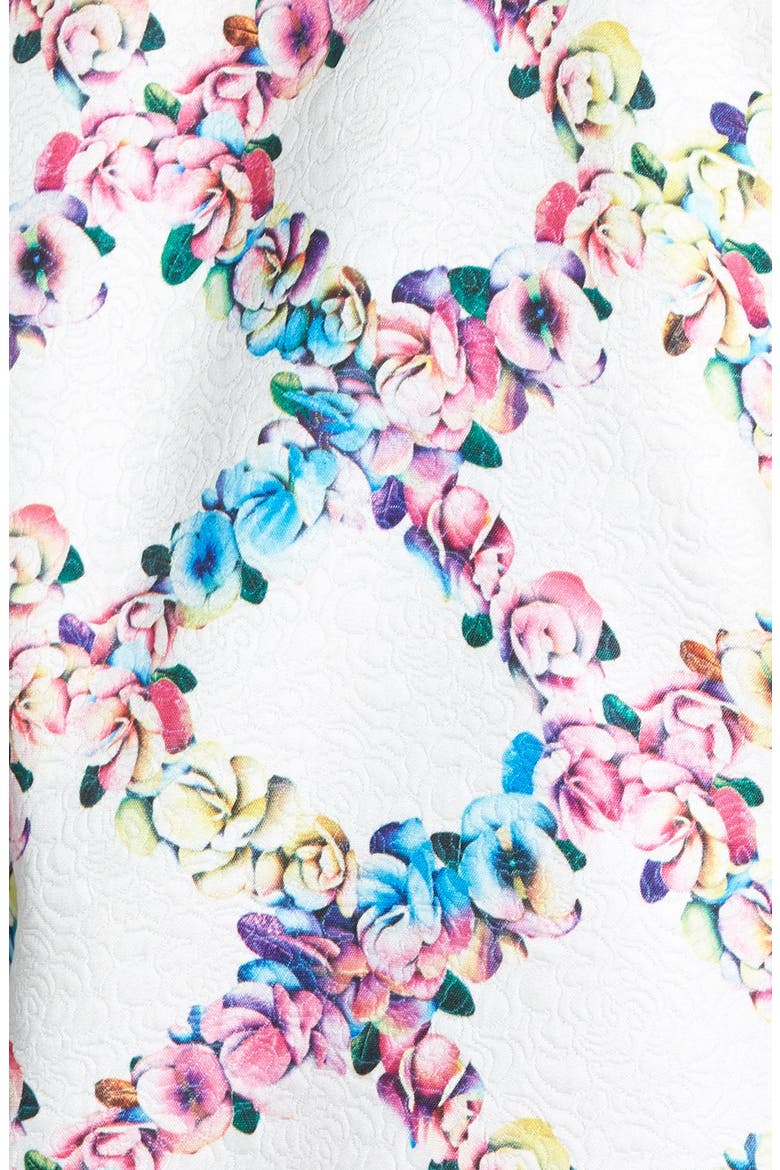 Floral Baseball Bomber, Alternate, color, IVORY FLORAL PRINT