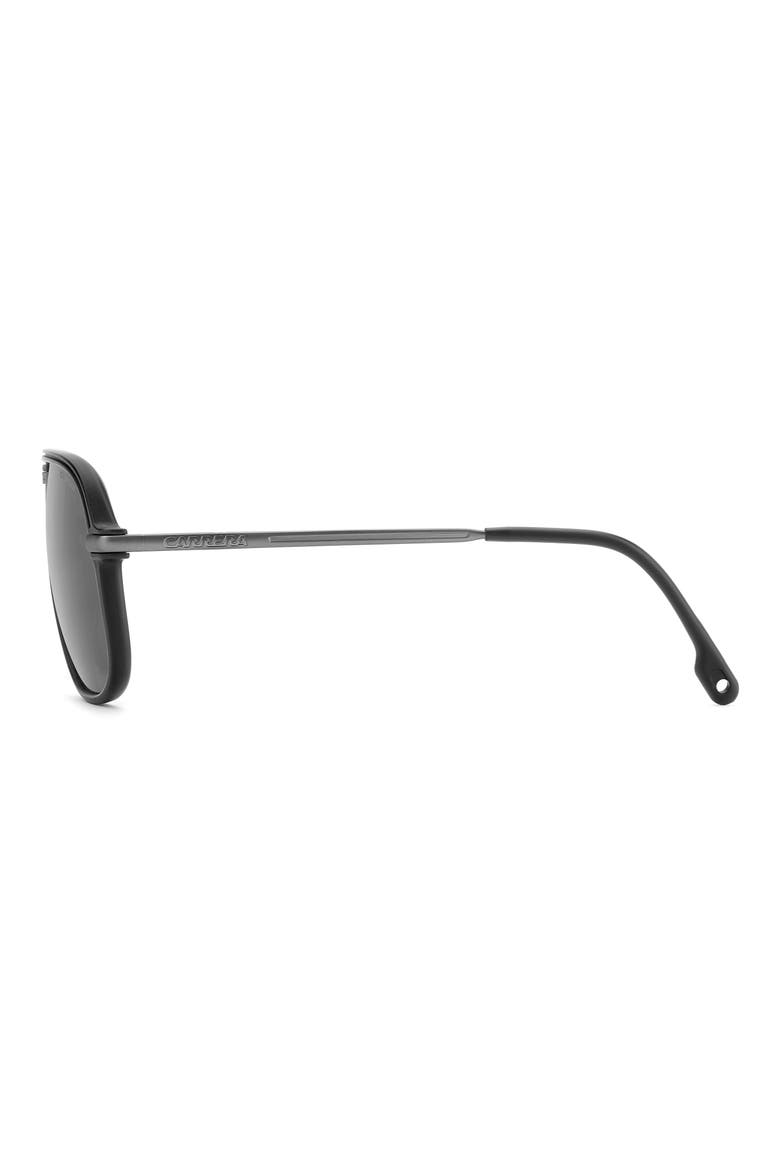 C Sport 17/S 60mm Polarized Rectangular Sunglasses, Alternate, color, MATTE BLACK/ GREY PZ