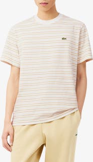 Lacoste Essentials Stripe Cotton T-Shirt