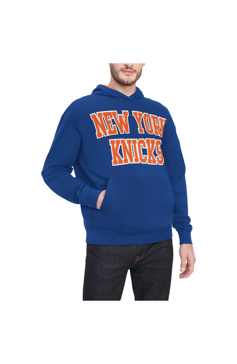 TOMMY JEANS Men's Tommy Jeans Blue New York Knicks Greyson Pullover Hoodie, Alternate, color, Blue