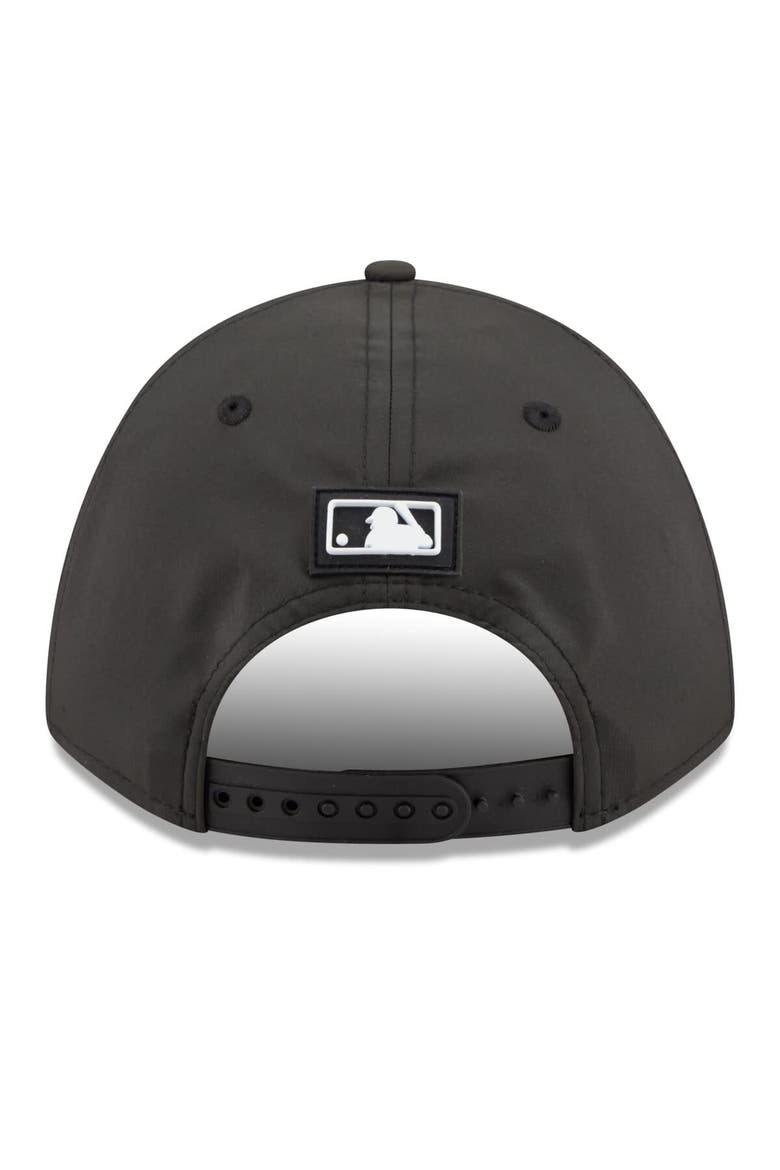 Men's New Era  Black Chicago White Sox 2026 Clubhouse 9FORTY A-Frame Adjustable Hat, Alternate, color, Black