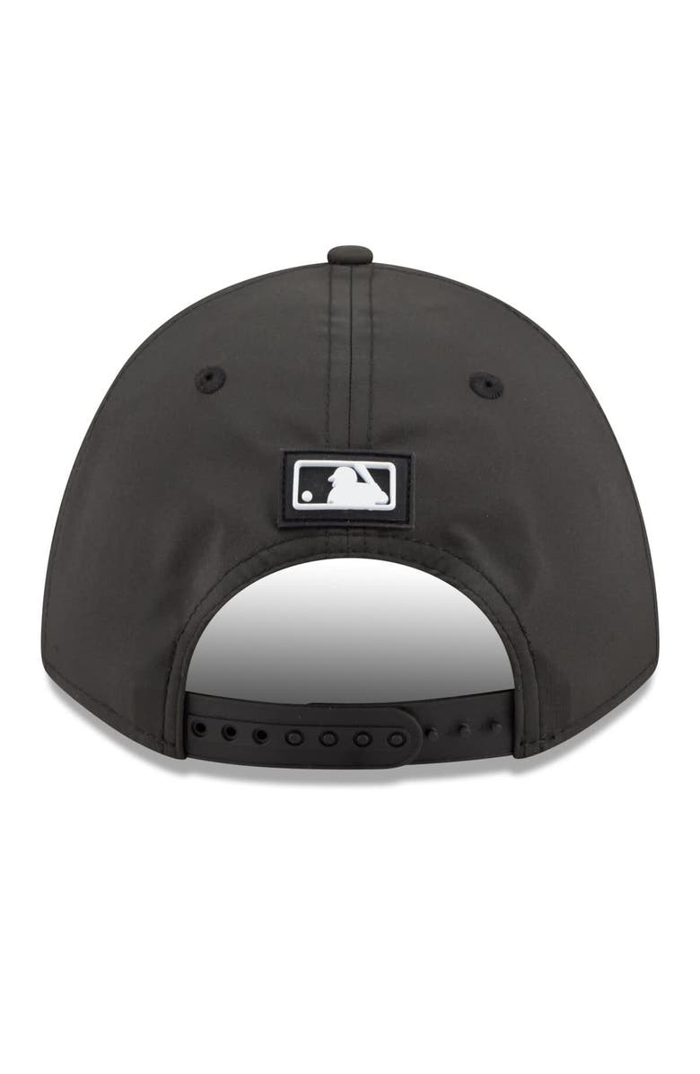New Era Men's New Era  Black Chicago White Sox 2026 Clubhouse 9FORTY A-Frame Adjustable Hat, Alternate, color, Black