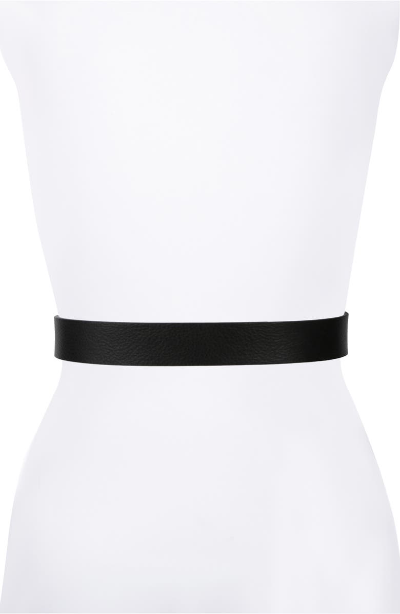 Rebecca Minkoff Leather Belt, Alternate, color,