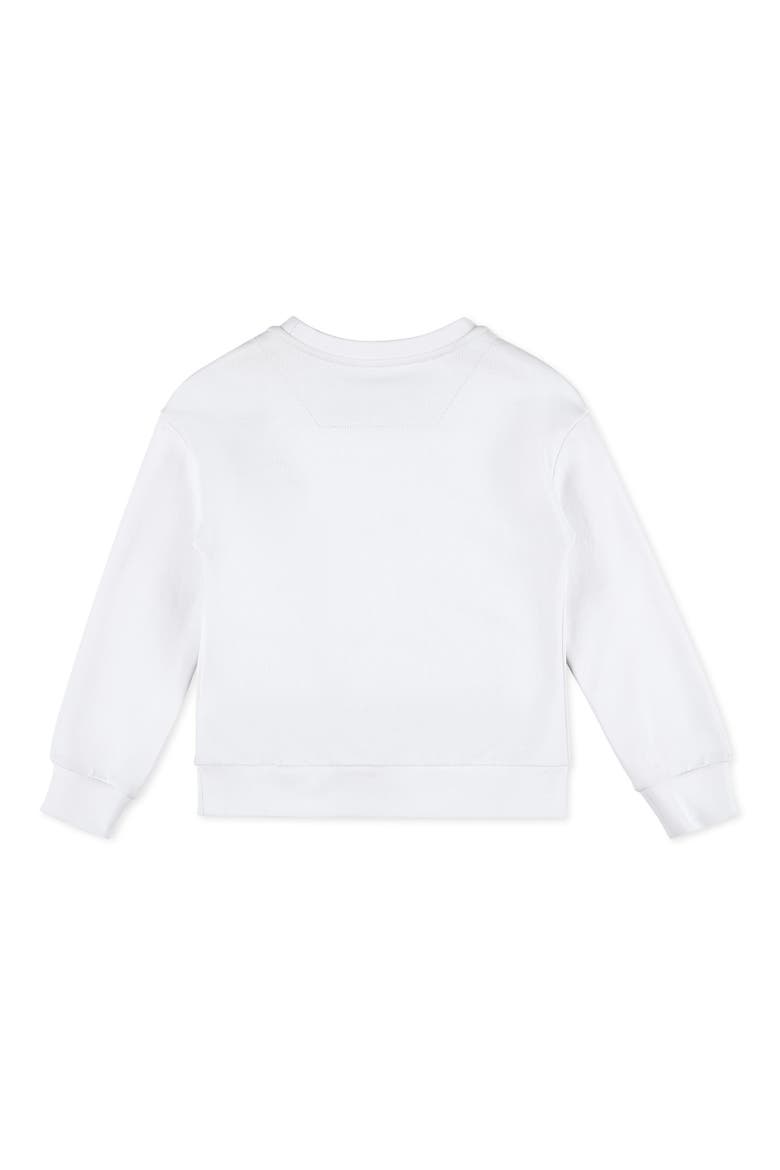 Pullover Round Neck Ls Girl, Alternate, color, white
