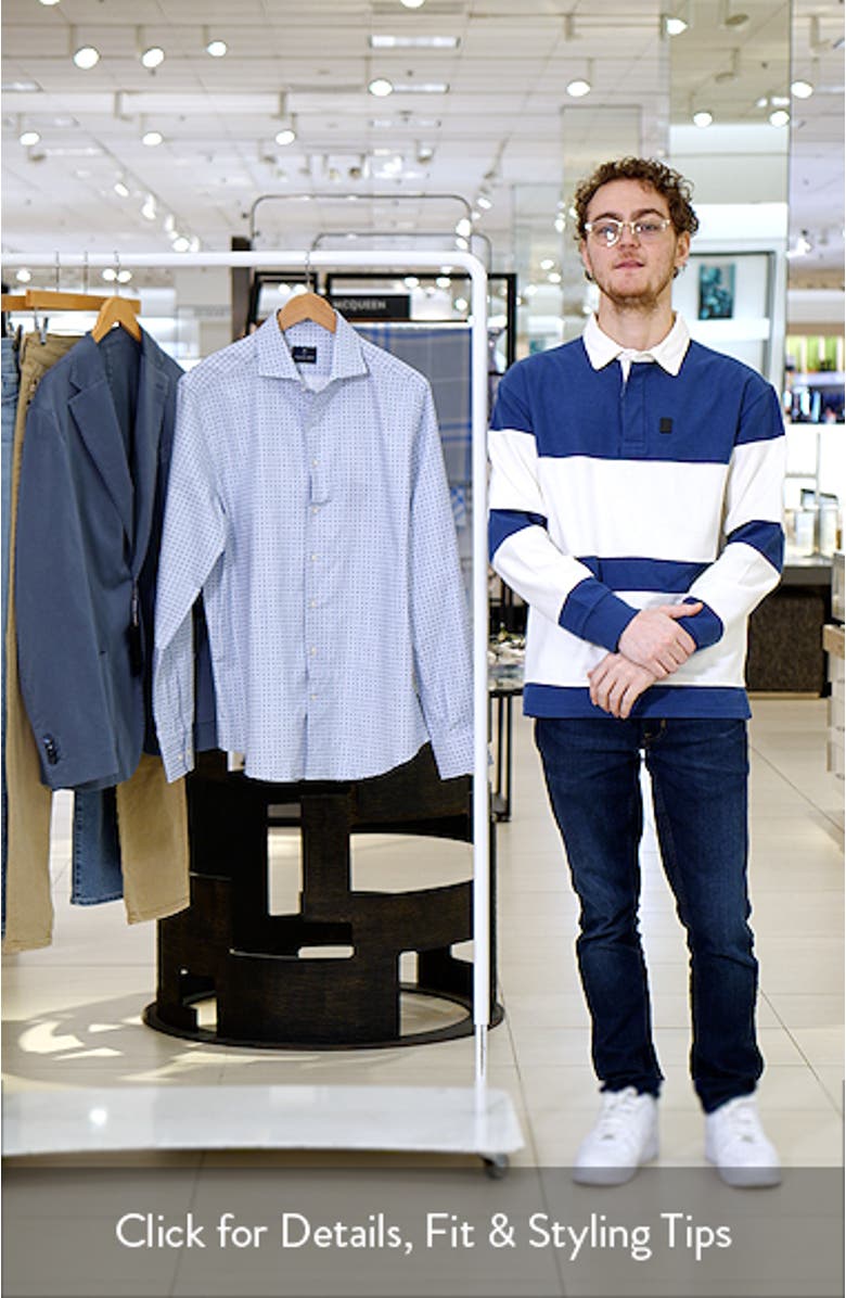 Modern Fit Luxury Cotton Dobby Dress Shirt, sales video thumbnail