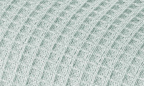 Modern Threads Cotton Waffle Blanket In Pale Blue