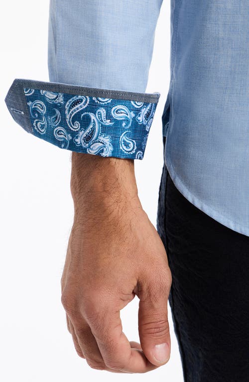 Robert Graham Mason Long Sleeve Button-up Shirt In Blue