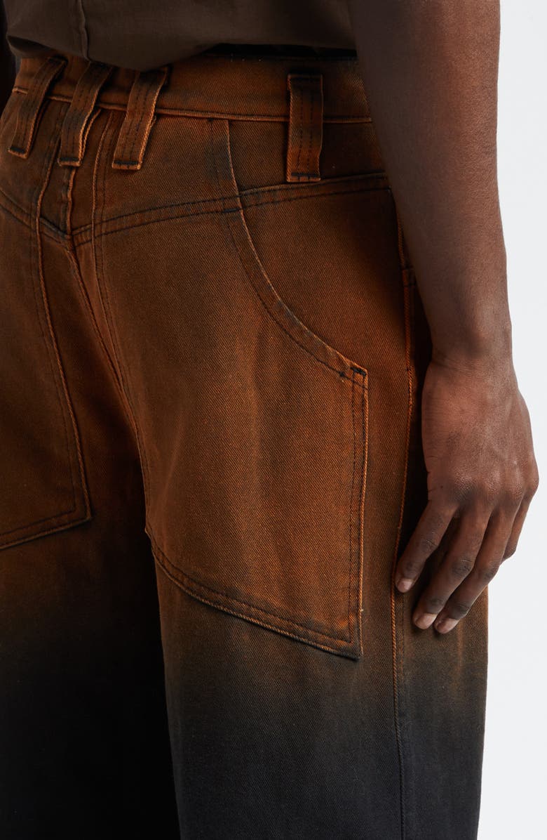 Eckhaus Latta Baggy Gradient Jeans, Alternate, color, 
