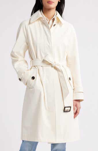 BCBG Max Azria Water Resistant Belted Trench Coat