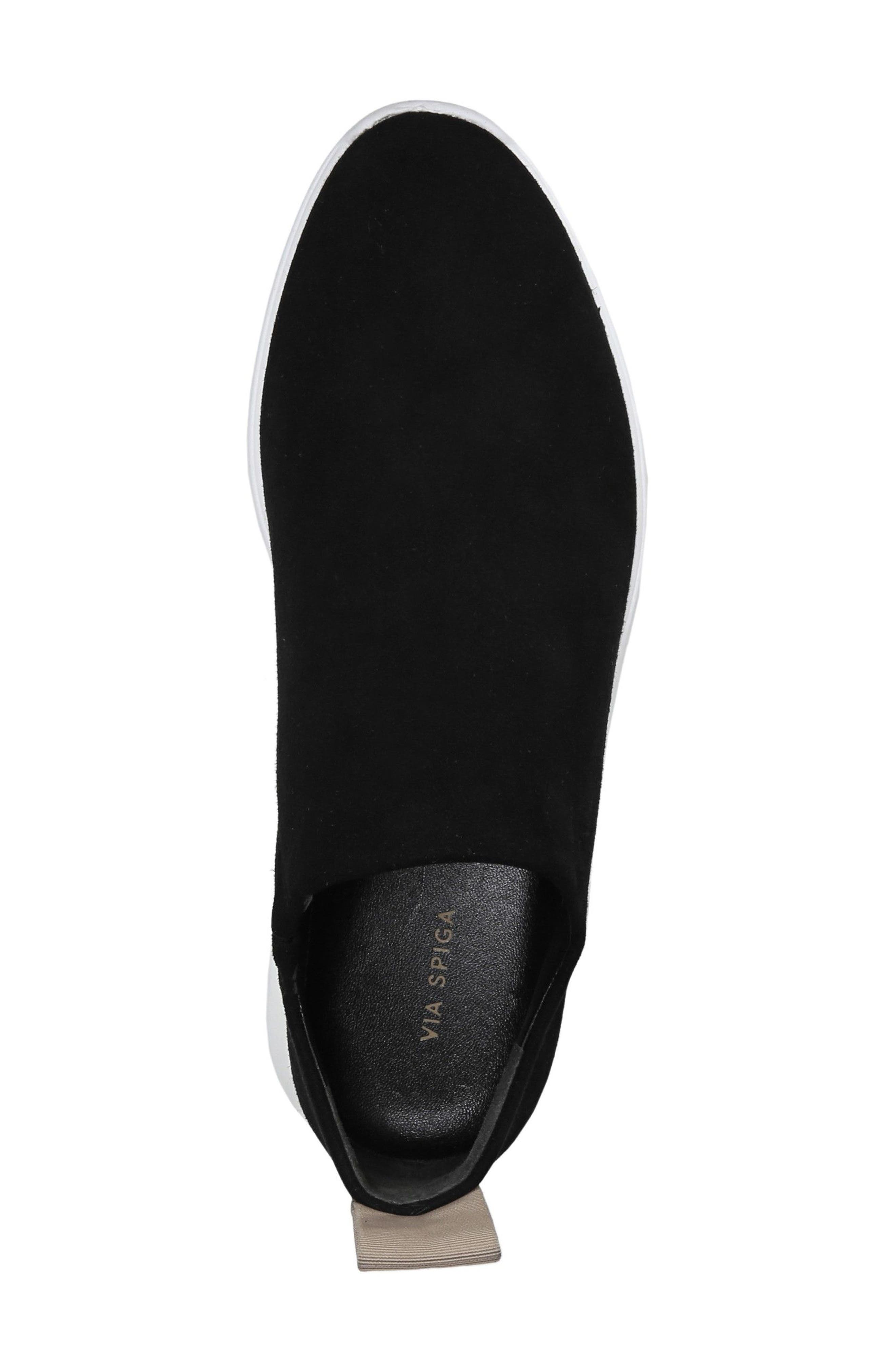Marlow Slip-On Sneaker, Alternate, color, BLACK SUEDE